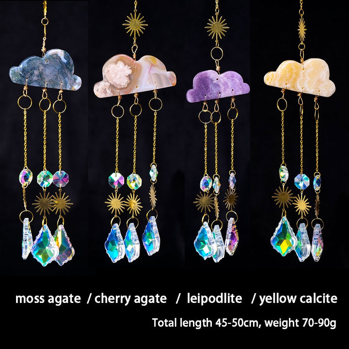 Cloud Crystal Carving Sun Catcher