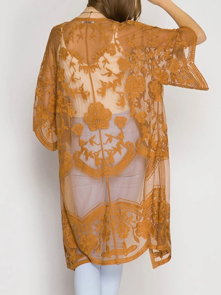 Boho Lace Kimono