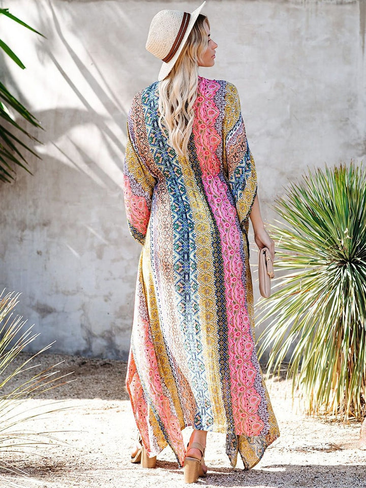 Aztec Oversize Beach Kimono