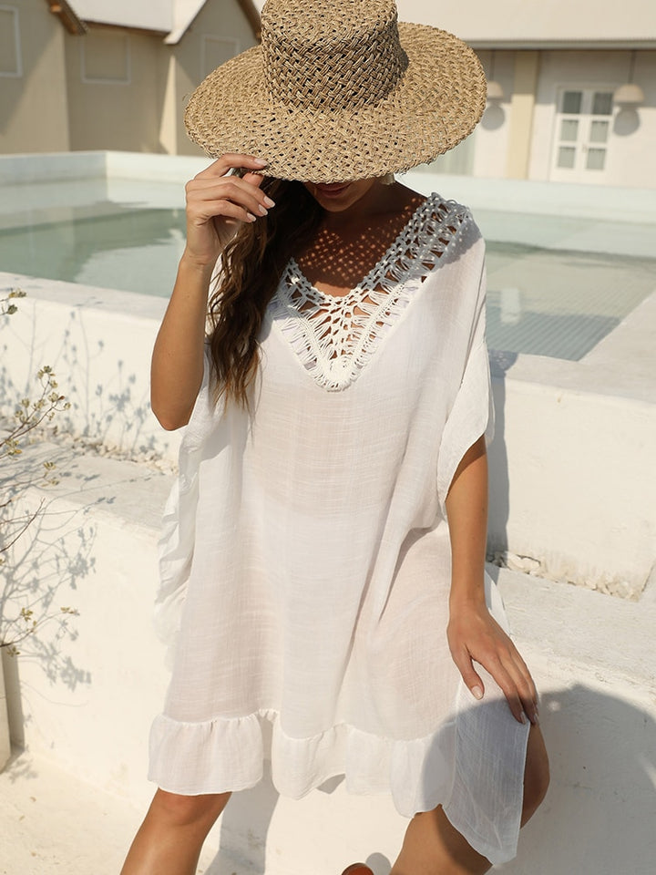 Crochet Backless  Cover Up