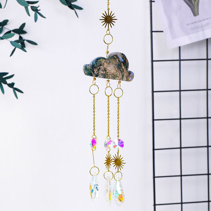 Cloud Crystal Carving Sun Catcher