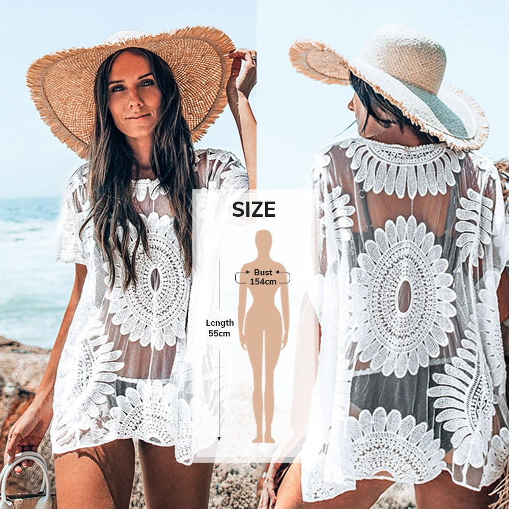 Fringed Crochet Boho Cover Ups