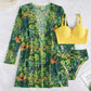 Bohemian 3 Pieces Sets Swimsuits And Cover-Ups Set