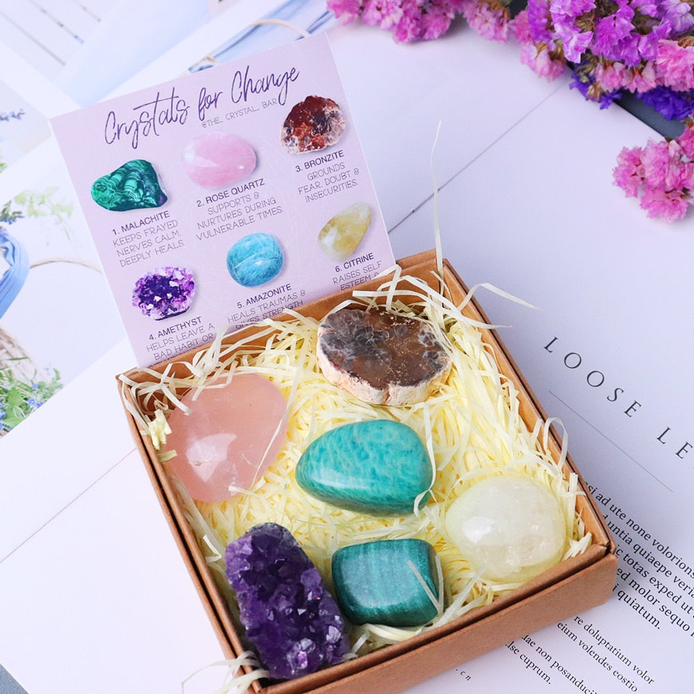 Healing Crystal Gift Set- Change