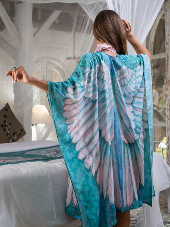 Boho Angel Wings Kimono Cover up