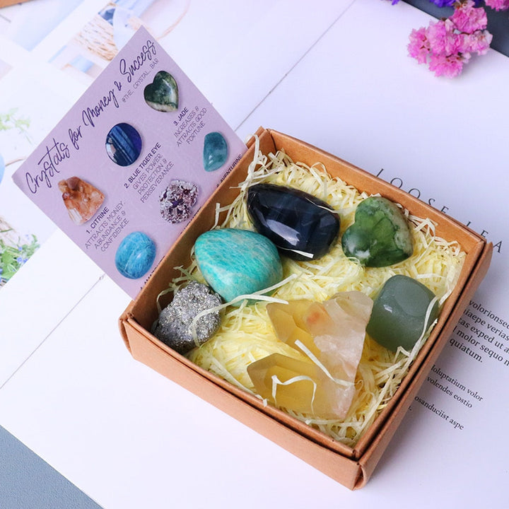 Healing Crystal Gift Set- Money & Success