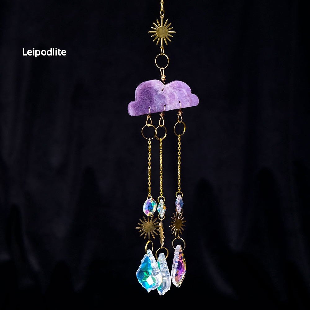 Cloud Crystal Carving Sun Catcher