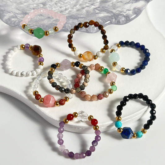 Crystal Healing Rings