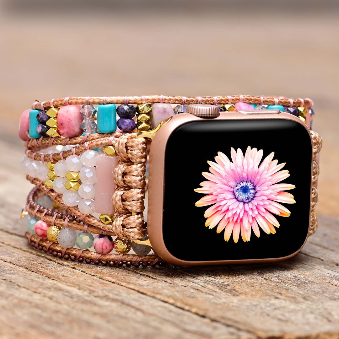 Cotton Candy Apple Smart watch Strap