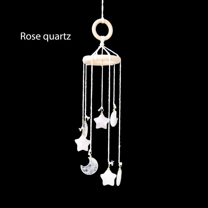 Crystal Gemstone Sun & Moon Windchime