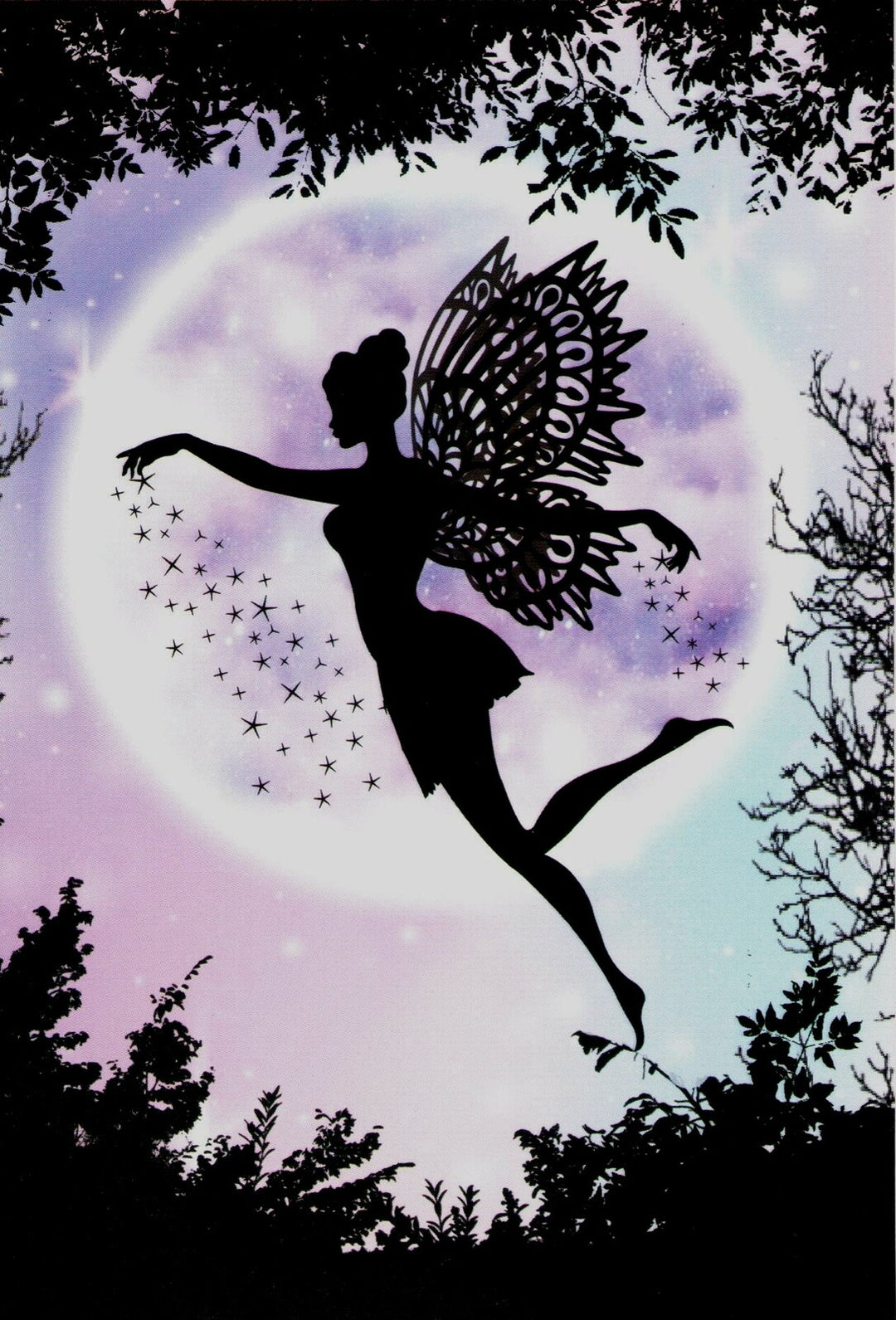 Triskele Arts Card- Fairy Purple