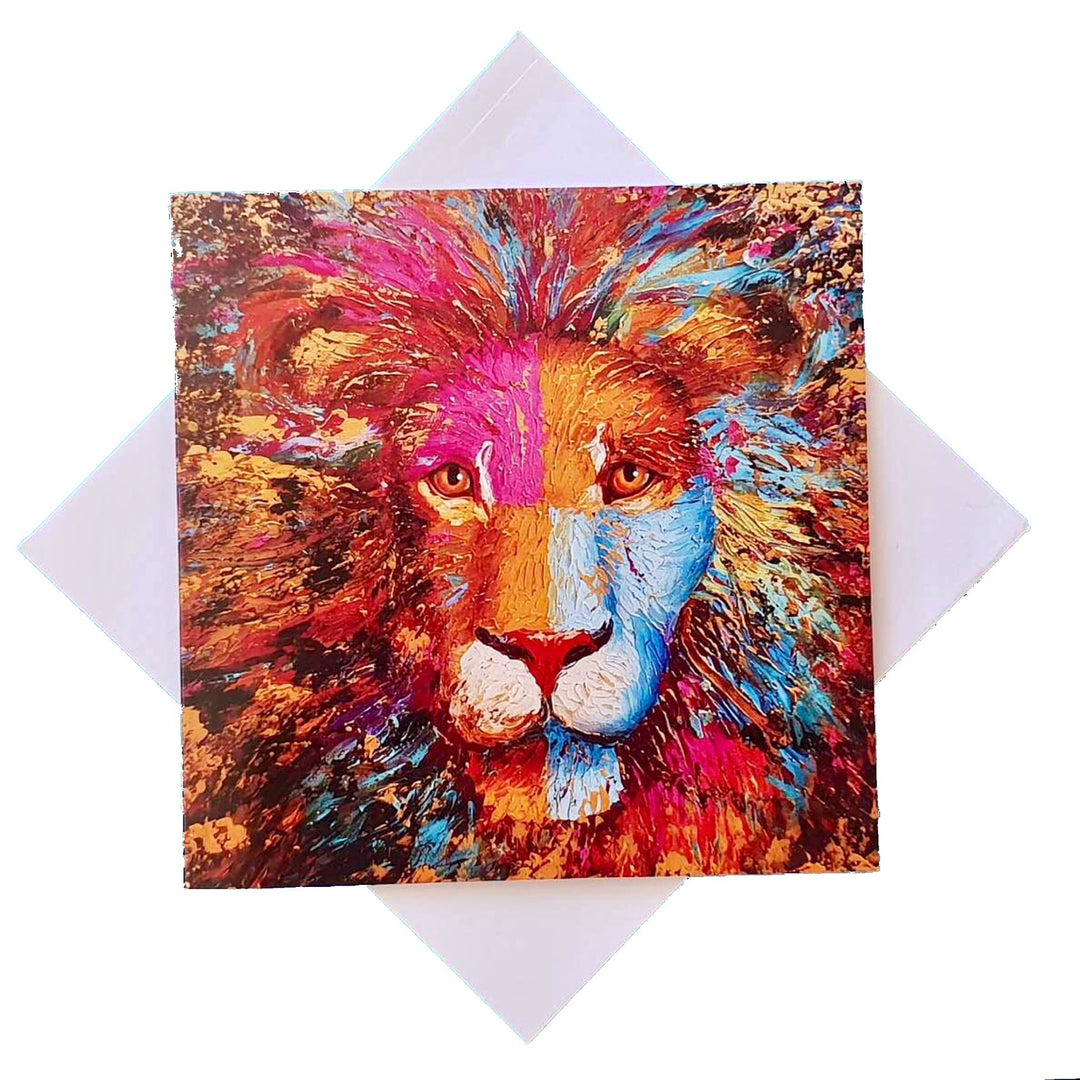 Triskele Arts Card- Painted Lion