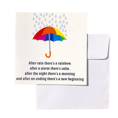 Triskele Arts Card-  Umbrella Affirmation