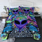 Trippy Alien 3 Piece Comforter Set