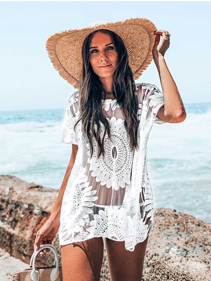 Fringed Crochet Boho Cover Ups