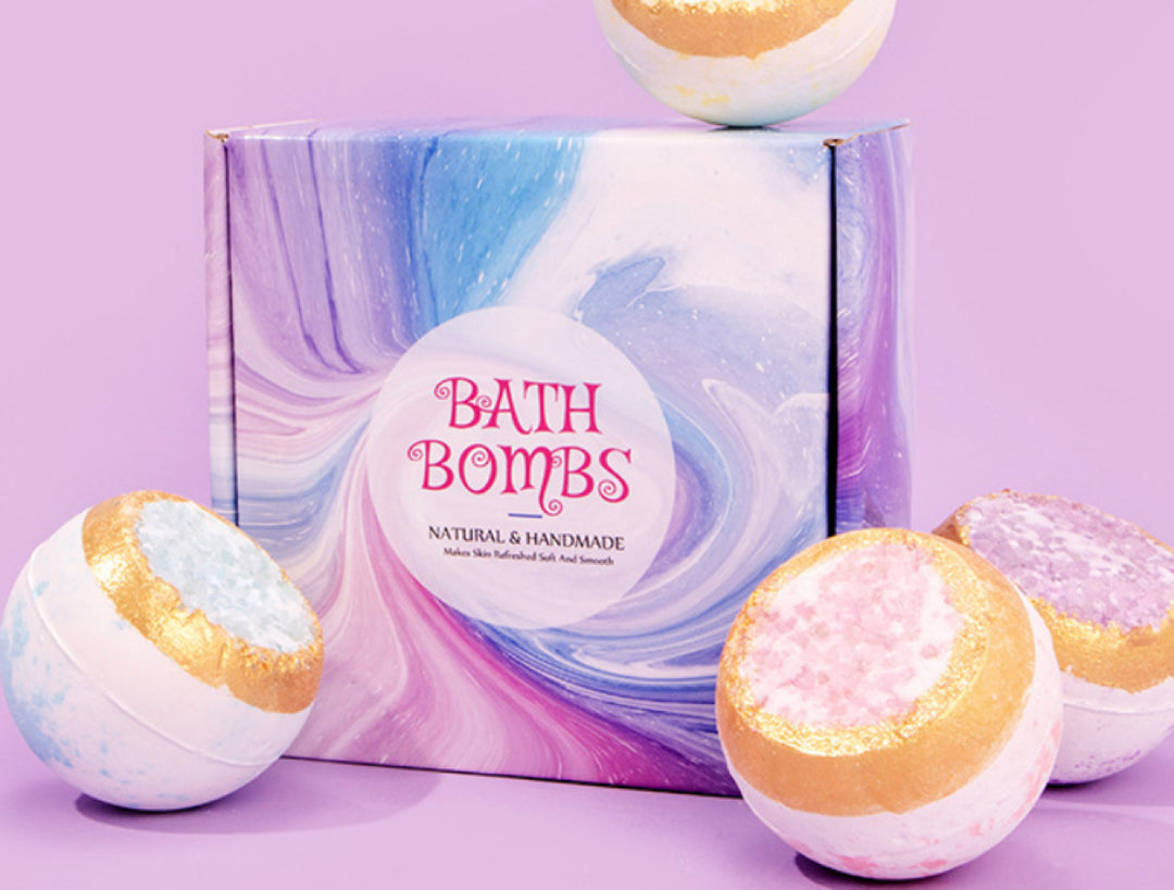 Crystal Bath Bomb Set