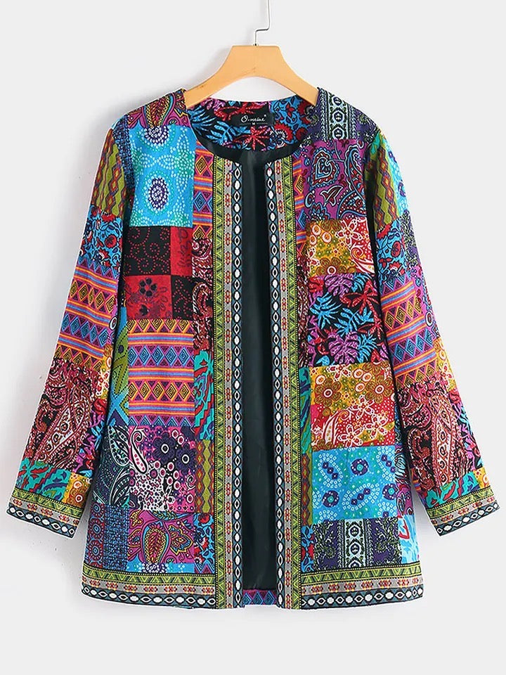 Bohemian Patchwork Lined Jackets*