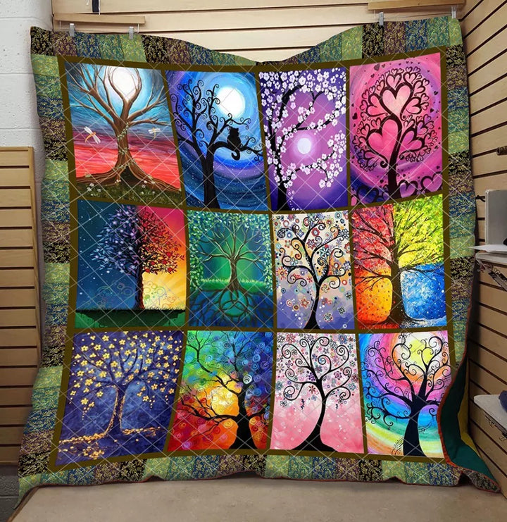 Chakra Tree of Life Quilt