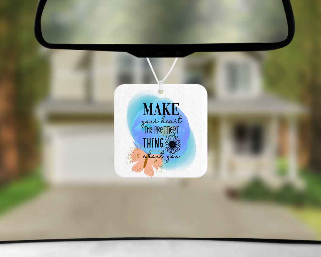 Car Fresheners- Make Your Heart the Prettiest Thing about You