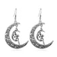 Crescent Moon Angel Earrings