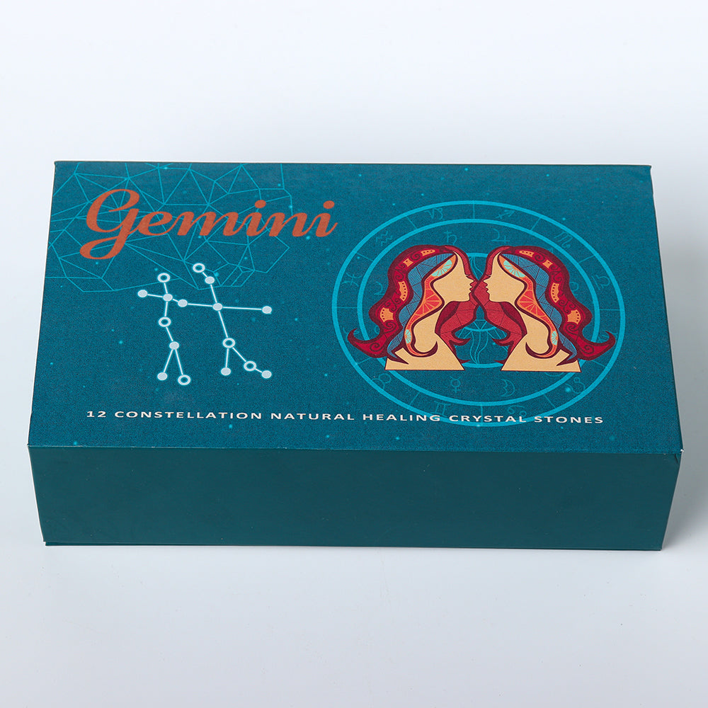 Zodiac Natural Crystal Box Set- Gemini