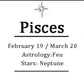 Zodiac Natural Crystal Box Set- Pisces