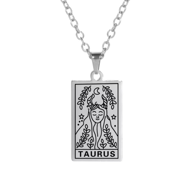 Taurus Stainless Steel Necklace