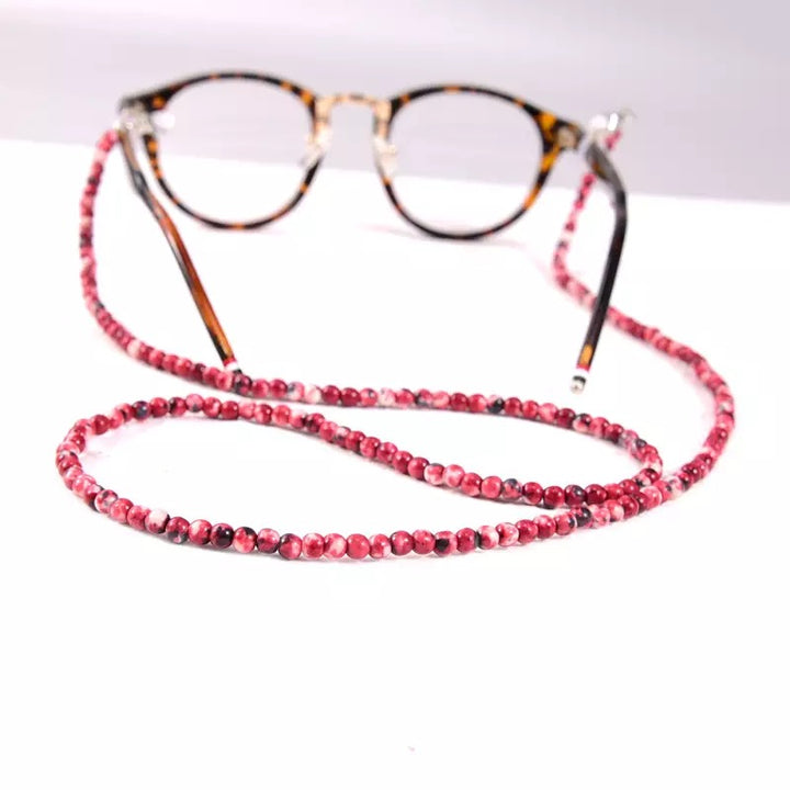 Red Jasper Glasses & Mask Lanyard