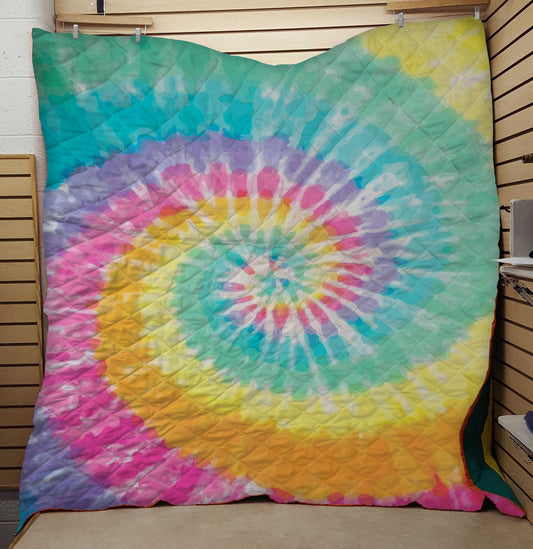 Rainbow Swirl Quilt