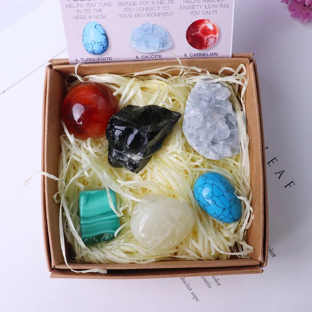 Healing Crystal Gift Set- Anxiety