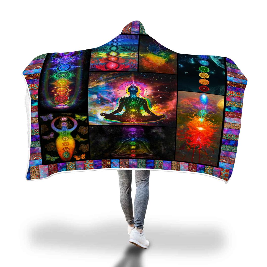 Higher Consciousness Hooded Blanket