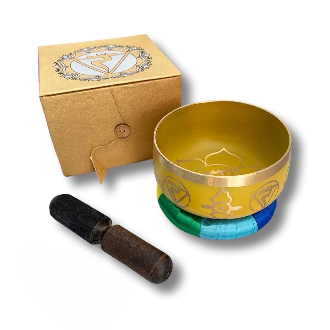 Singing Bowl Gift Set Yellow The Essential Living Warehouse