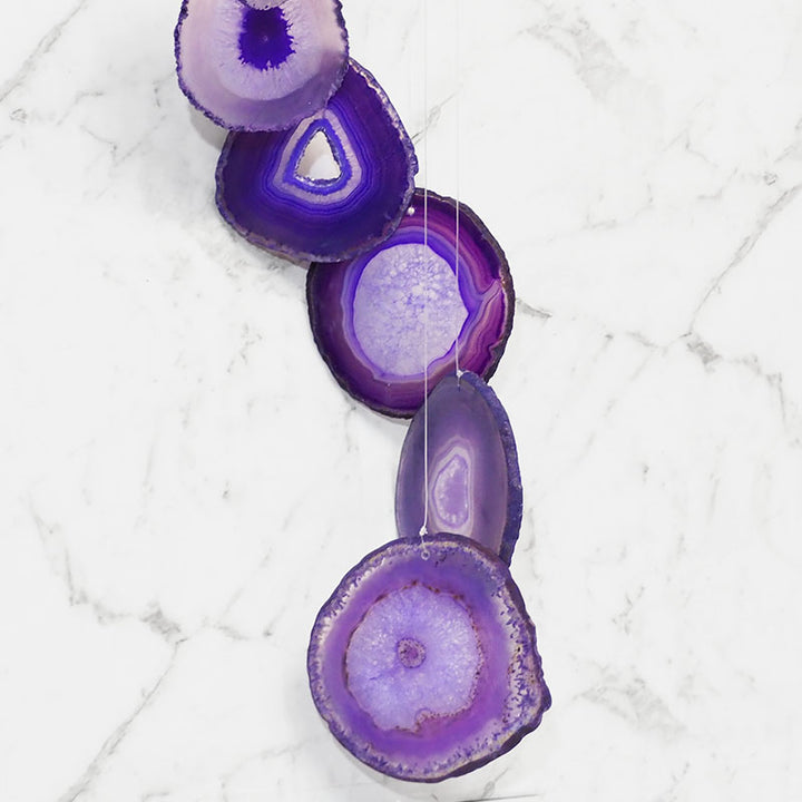 Large Purple Agate Wind Chime