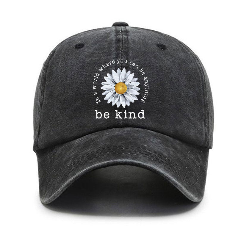 Washed Cotton Cap-Be Kind