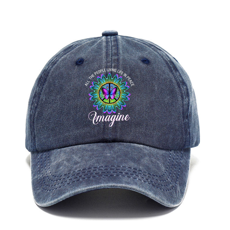 Washed Cotton Cap-Imagine