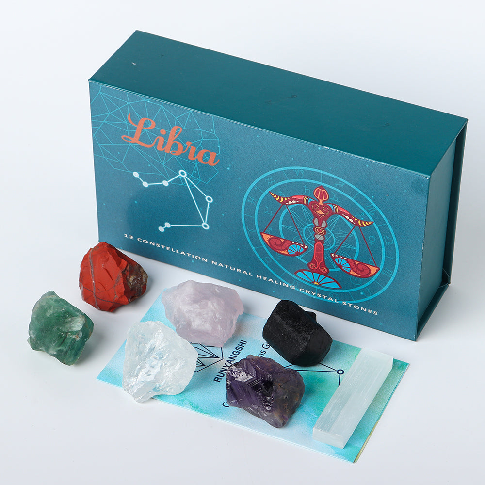 Zodiac Natural Crystal Box Set- Libra