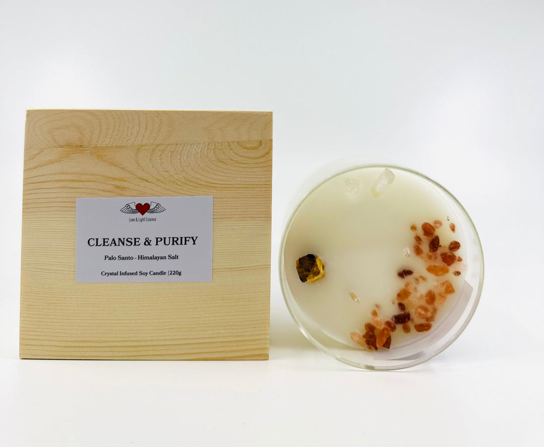 Cleanse & Purify Crystal Soy Candle