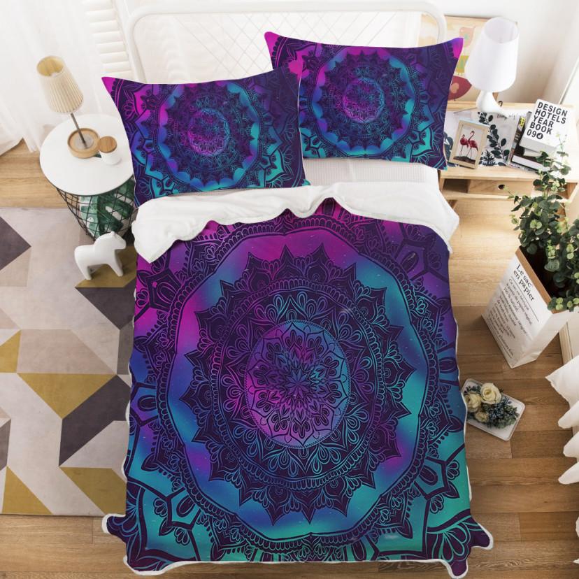 Mandala Magic Cashmere Blanket Set