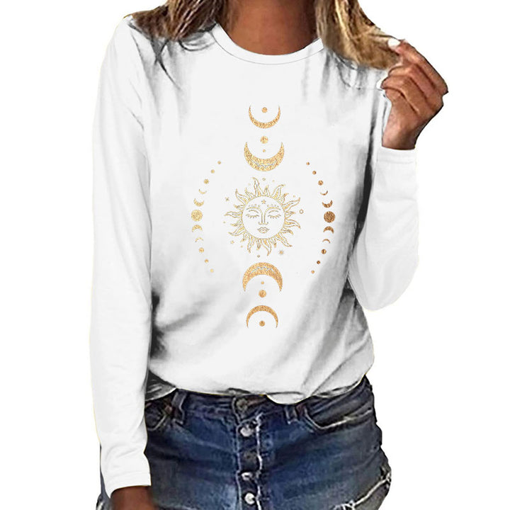 Solar Eclipse Sun & Moon Long Sleeve T shirts