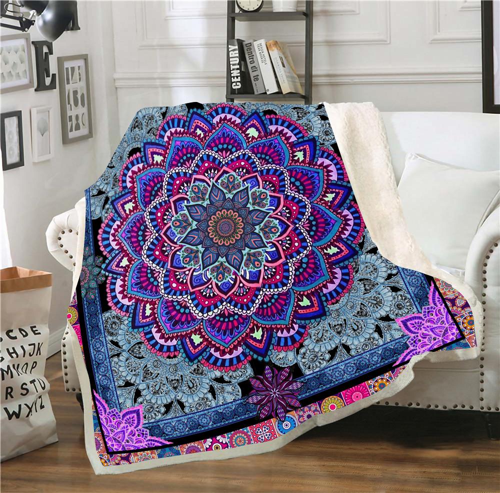 Mandala Cashmere Blanket