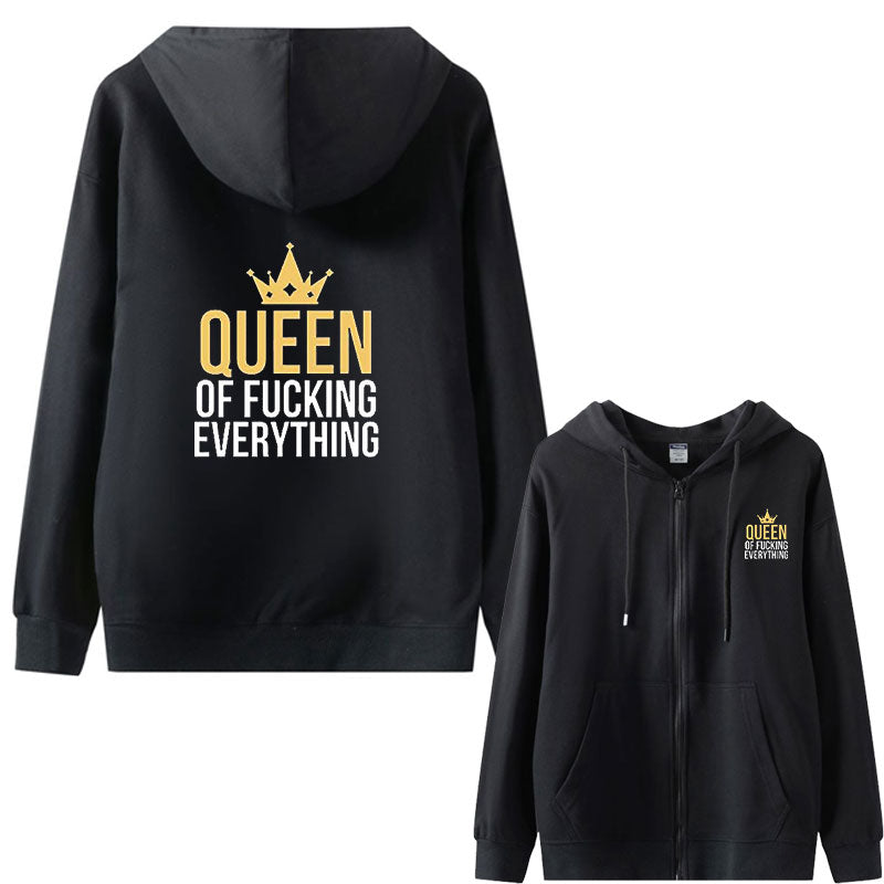 Queen of F*cking Everything Zipper Hoodie