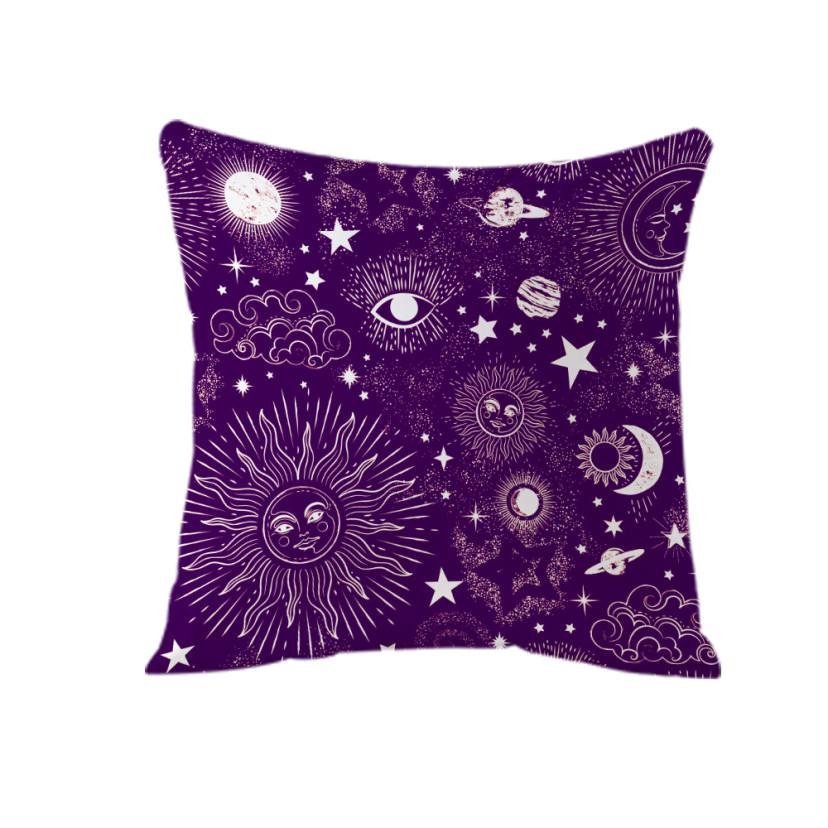 Galaxy Moon Cushion Cover Set