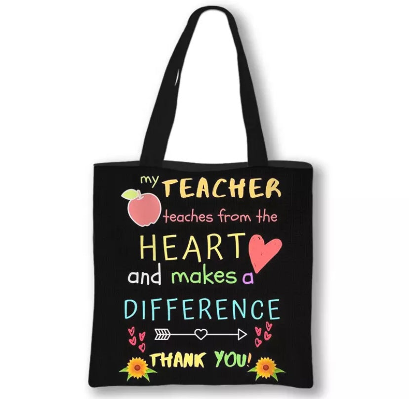 Teachers from the Heart Tote Bag