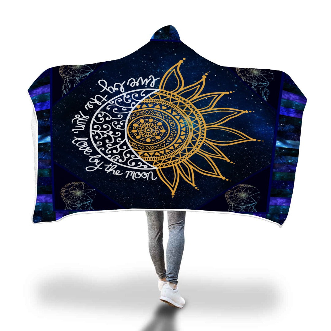 Love by the Moon Hooded Blanket