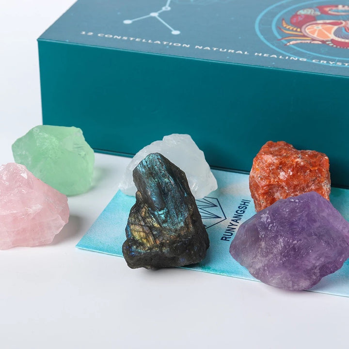 Zodiac Natural Crystal Box Set- Cancer