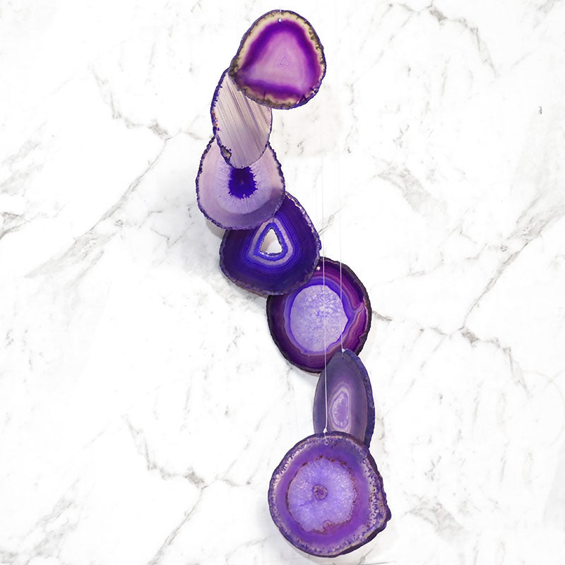 Large Purple Agate Wind Chime