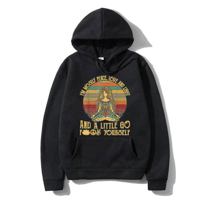 Peace, Love & Light Hooded Jumper