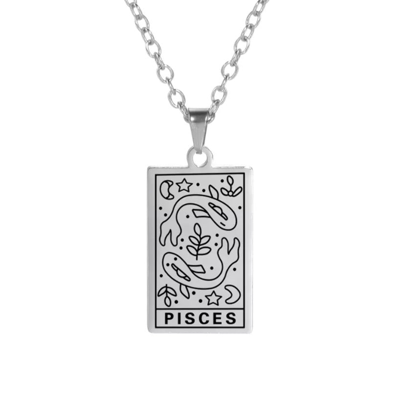 Pisces Stainless Steel Necklace