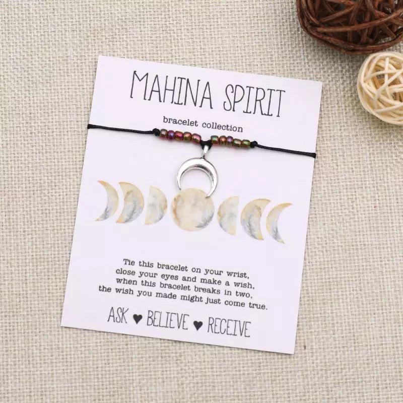 Mahina Spirit String Bracelet & Card