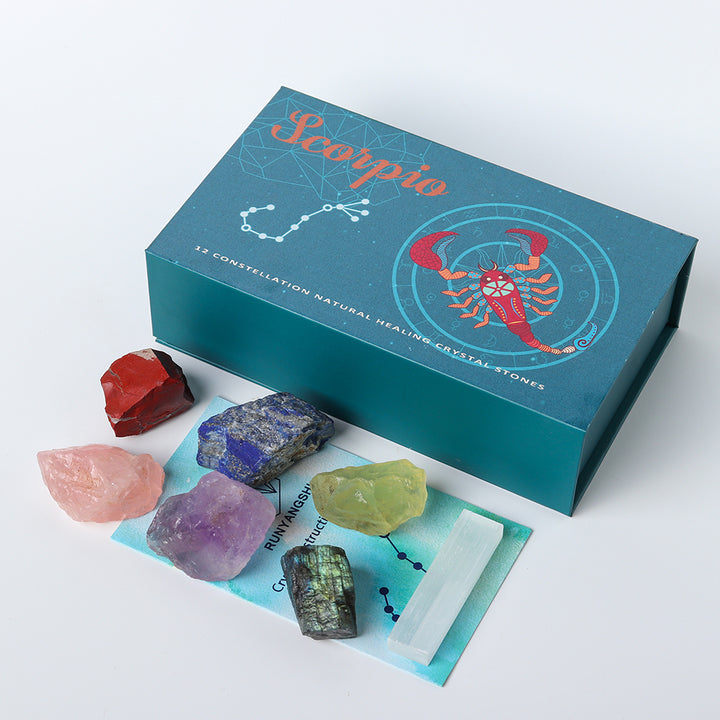 Zodiac Natural Crystal Box Set- Scorpio